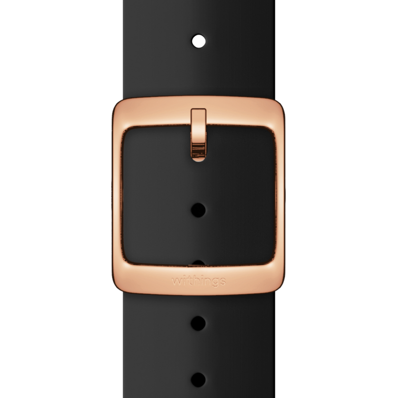Silicone Steel 36mm Wristband